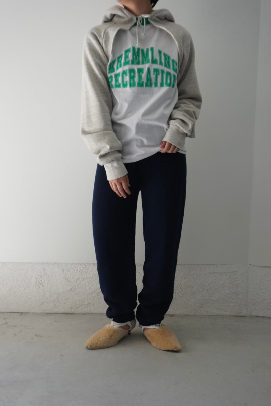 【INSCRIRE】Bolero Hoodie