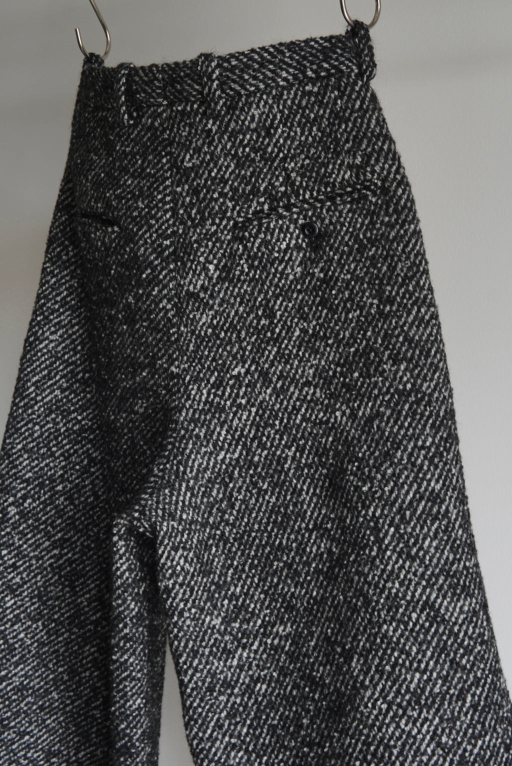 【m’s braque】CROPPED BAGGY PANTS TWEED