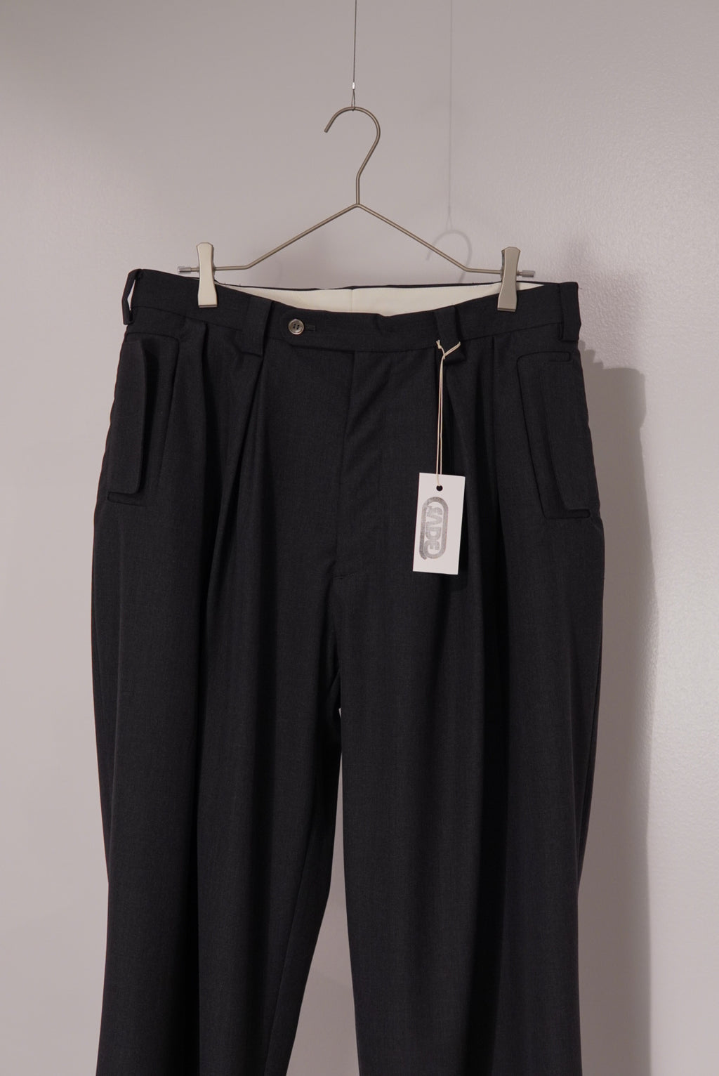 【SADE】Light Wool Wide Slacks