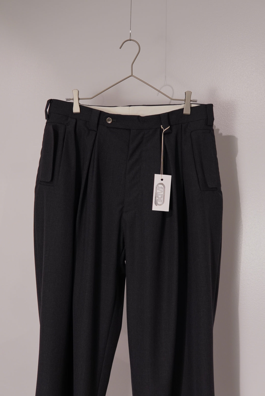 【SADE】Light Wool Wide Slacks