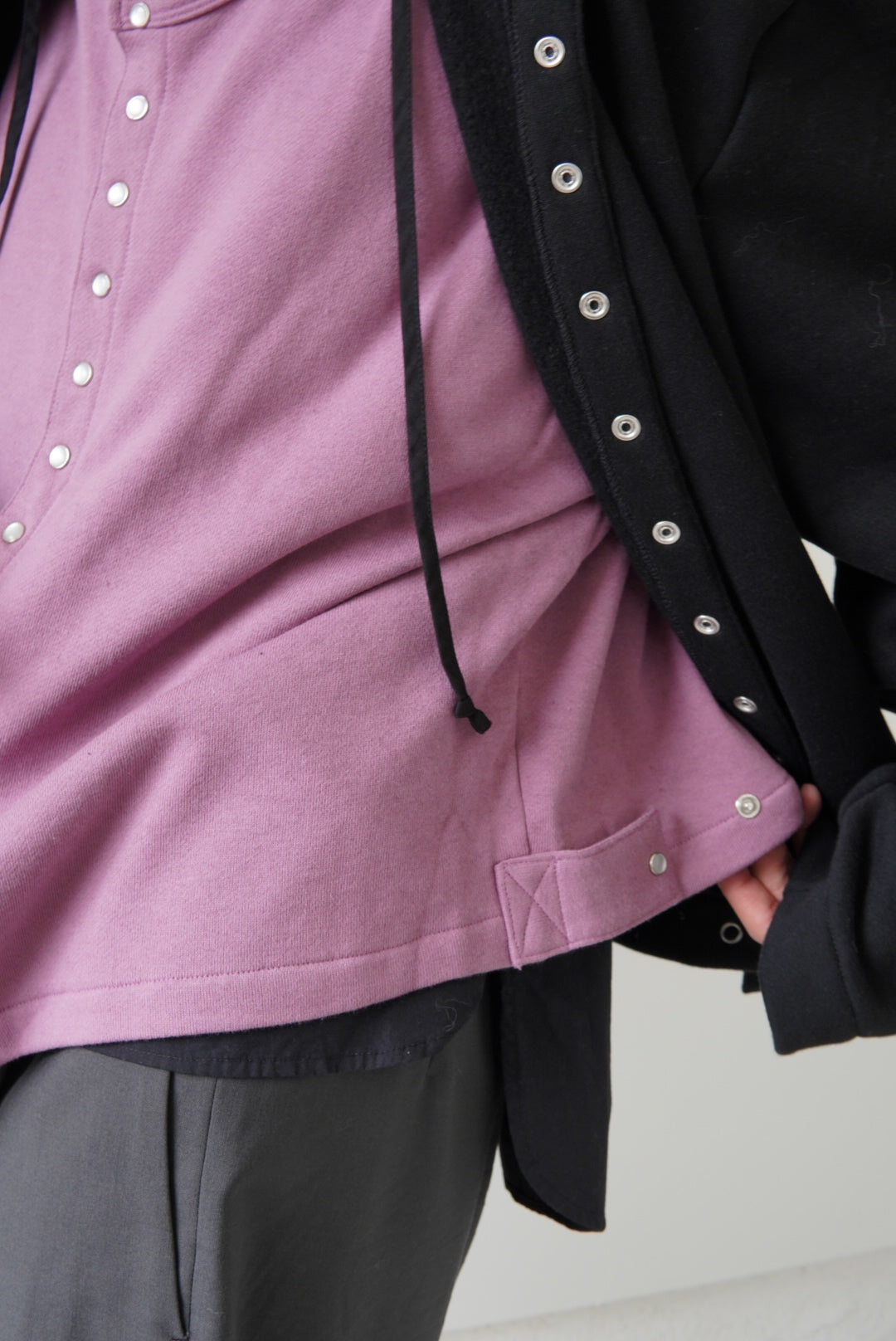 CCGA11UNI-A SNAP BUTTON CARDIGAN