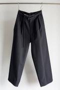 【m’s braque】BELTED BAGGY PANTS