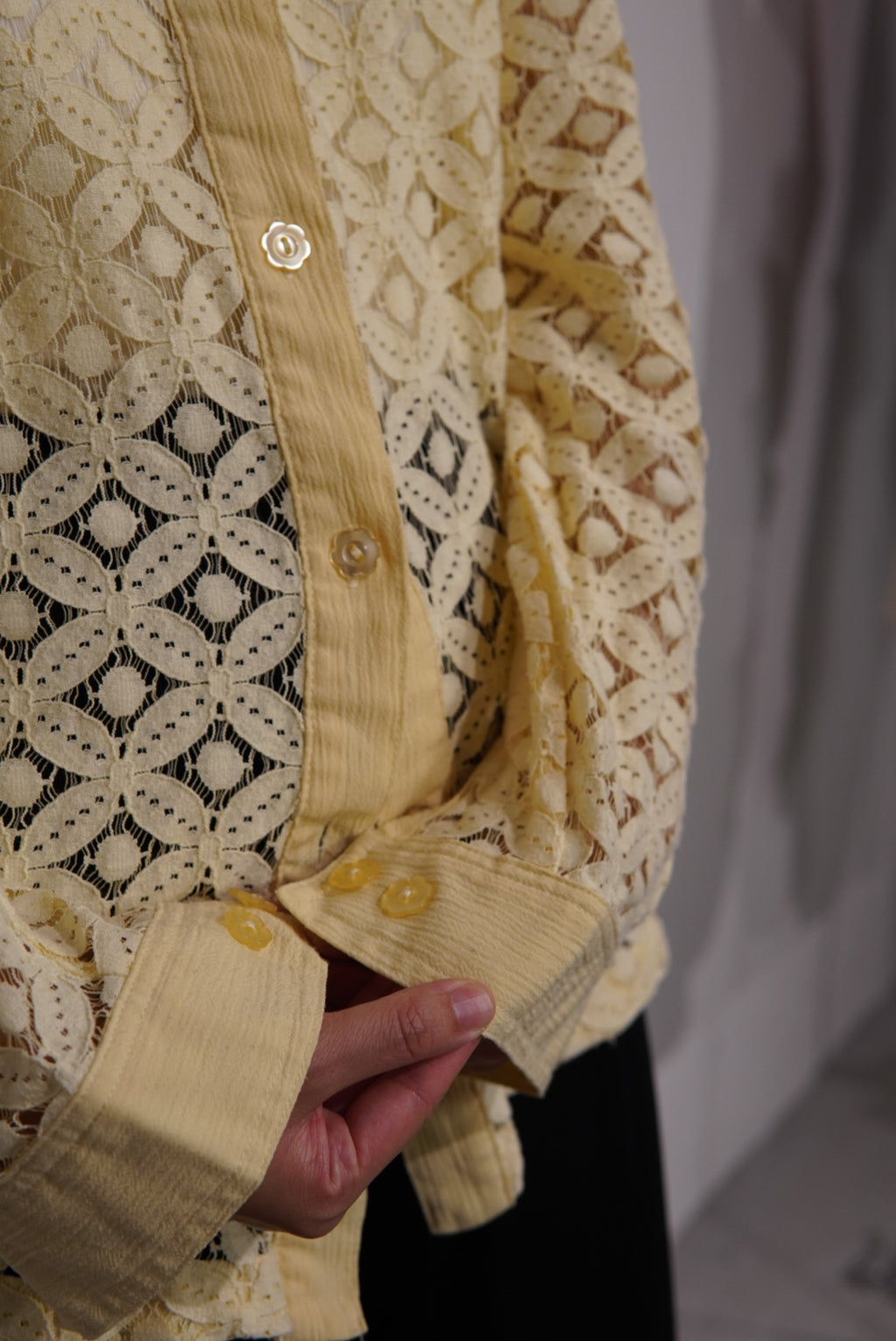 used crochet shirt