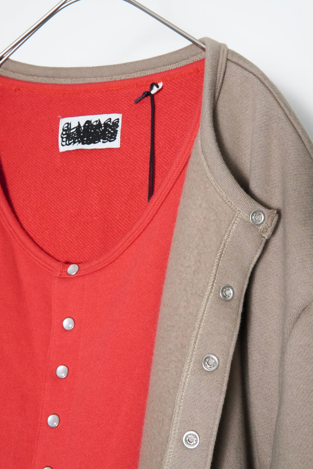 CCGA11UNI-A SNAP BUTTON CARDIGAN