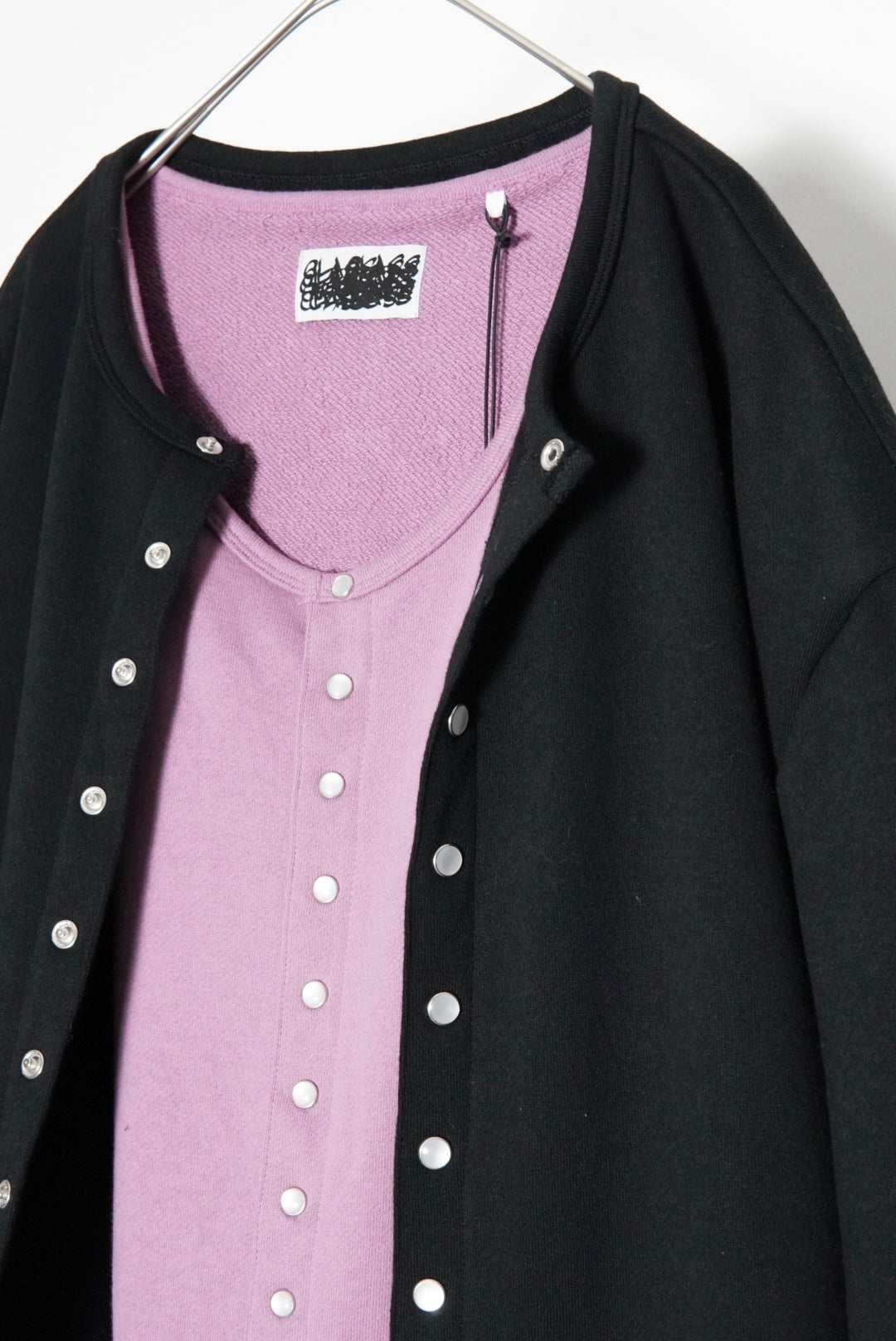 CCGA11UNI-A SNAP BUTTON CARDIGAN