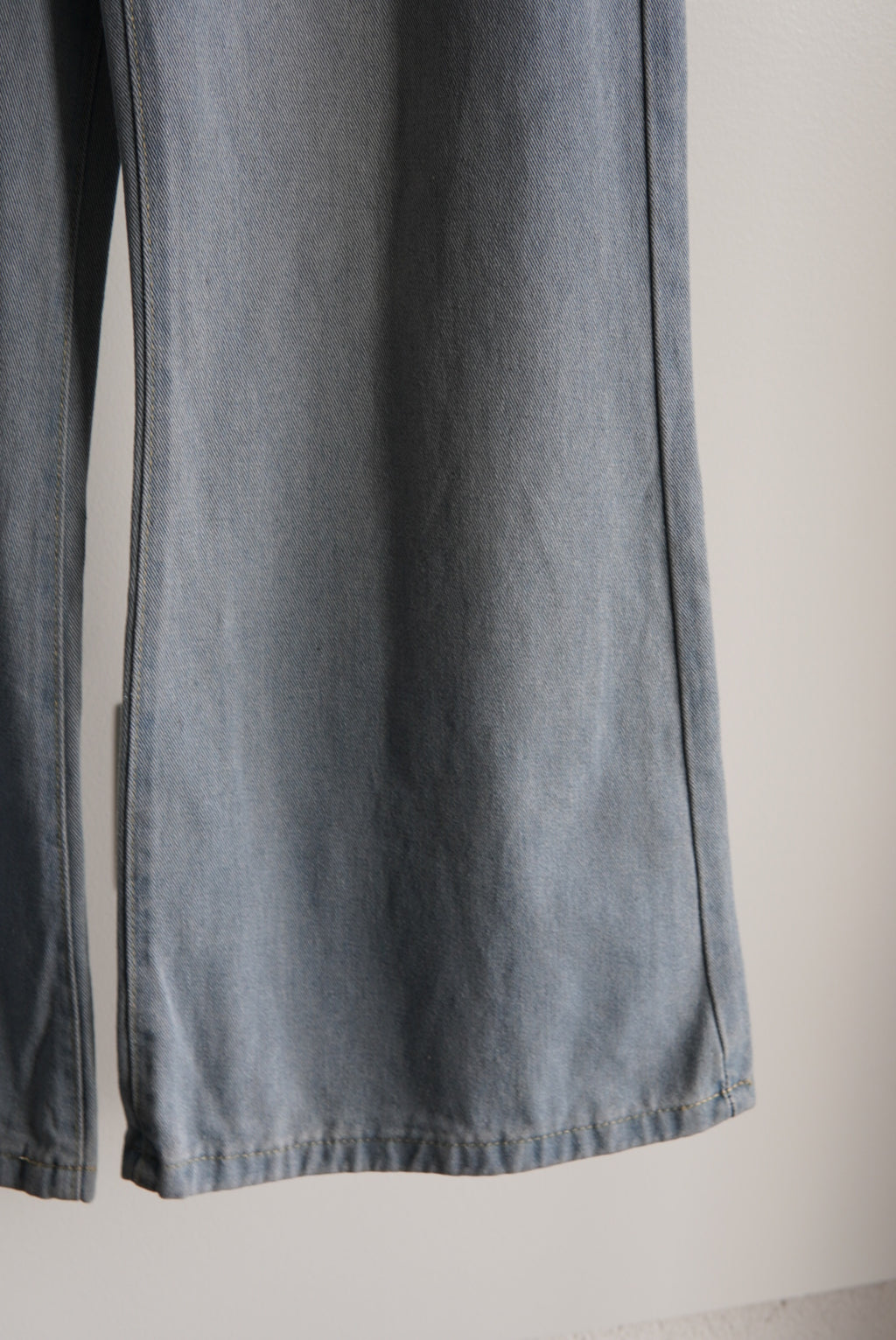 Unknown Light Wash Wide Flare Denim