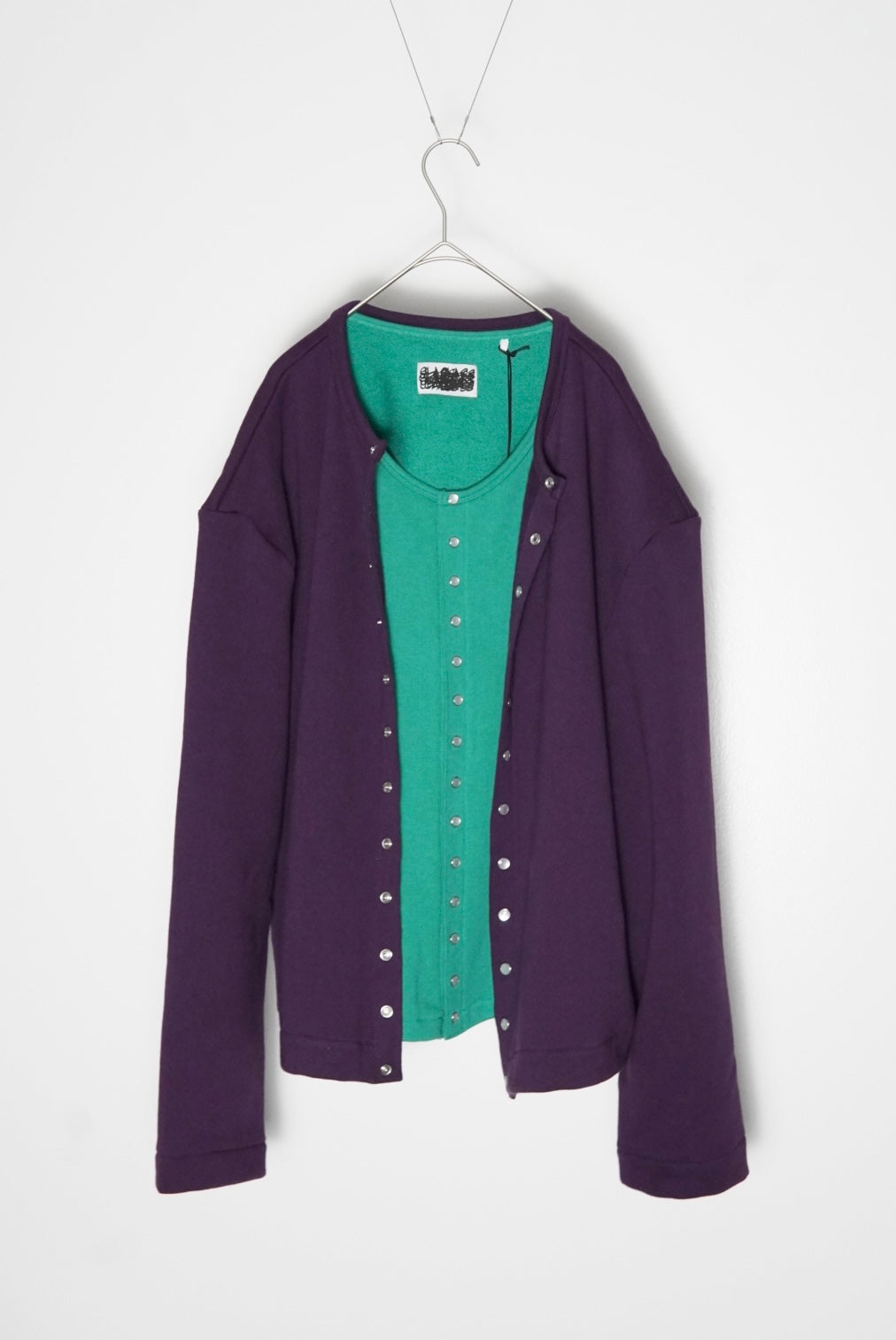 CCGA11UNI-A SNAP BUTTON CARDIGAN