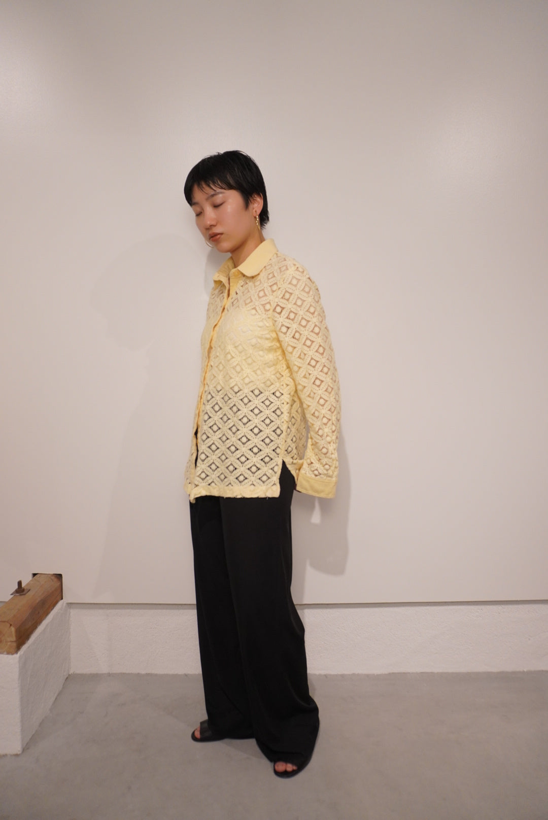 used crochet shirt