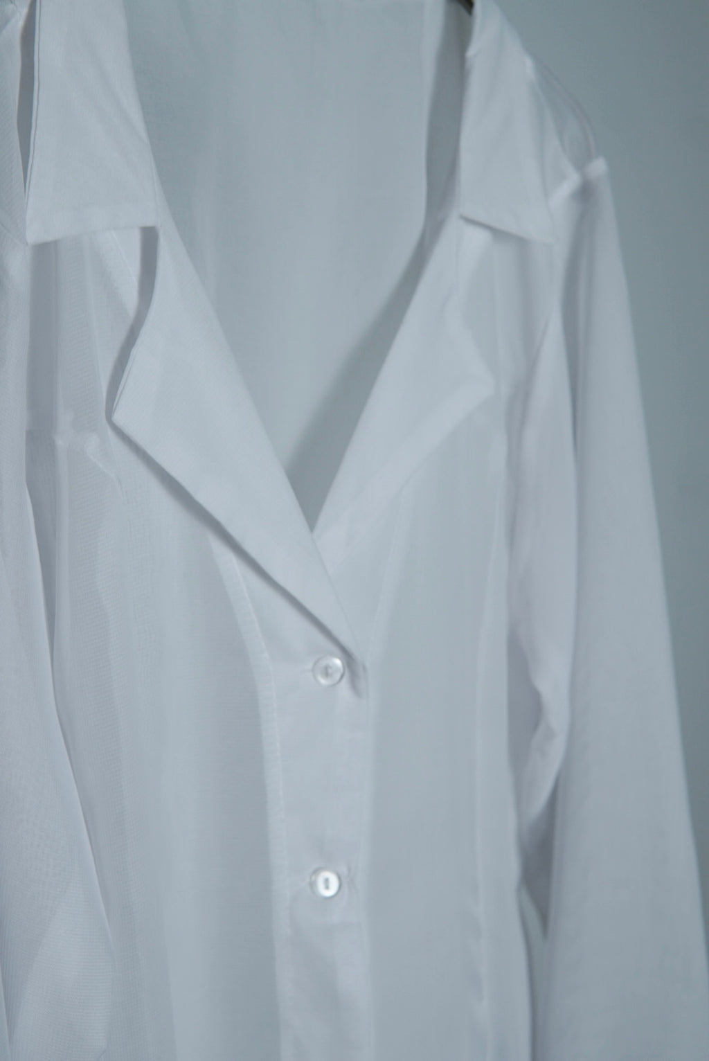 sheer lapel shirts