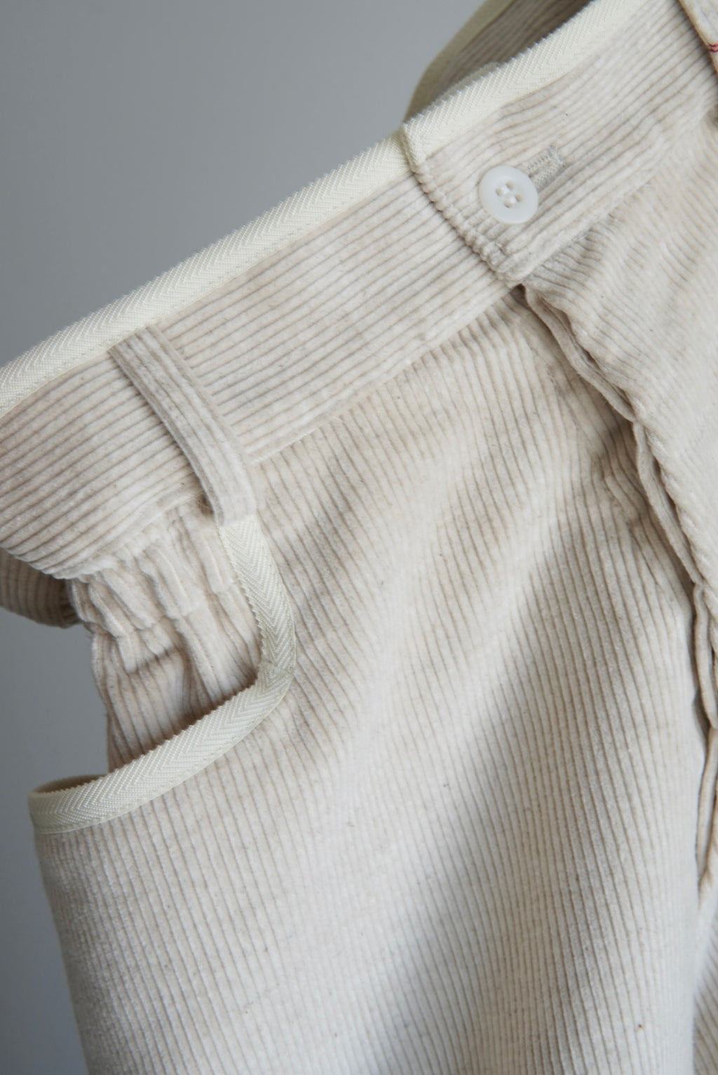【m’s braque】GATHERED WAIST WIDE PANTS CORDUROY