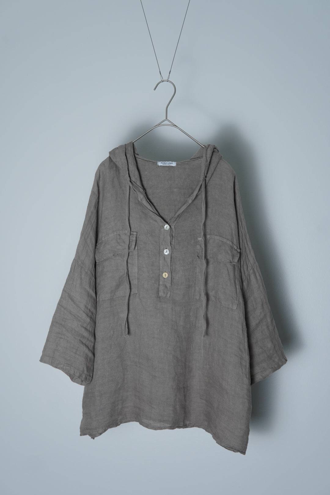 linen hooded shirts