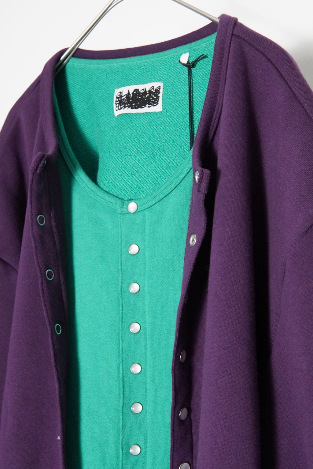 CCGA11UNI-A SNAP BUTTON CARDIGAN