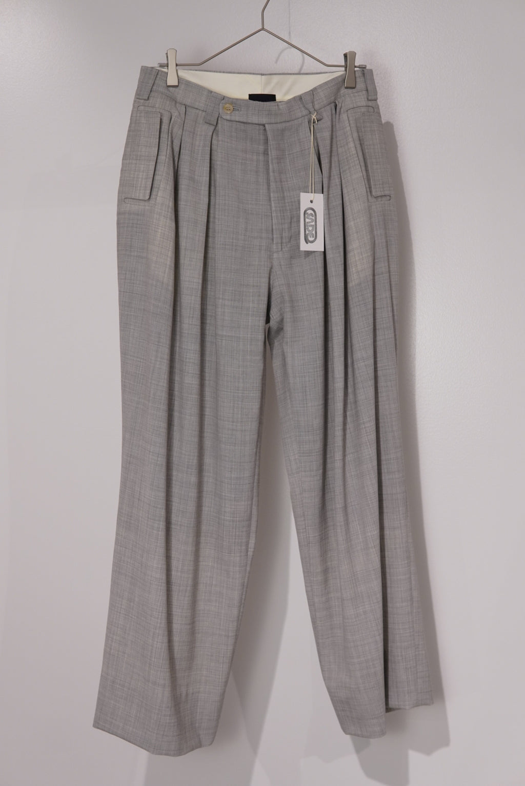 【SADE】Light Wool Wide Slacks