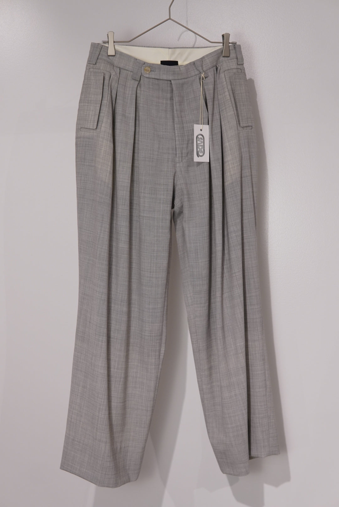 【SADE】Light Wool Wide Slacks