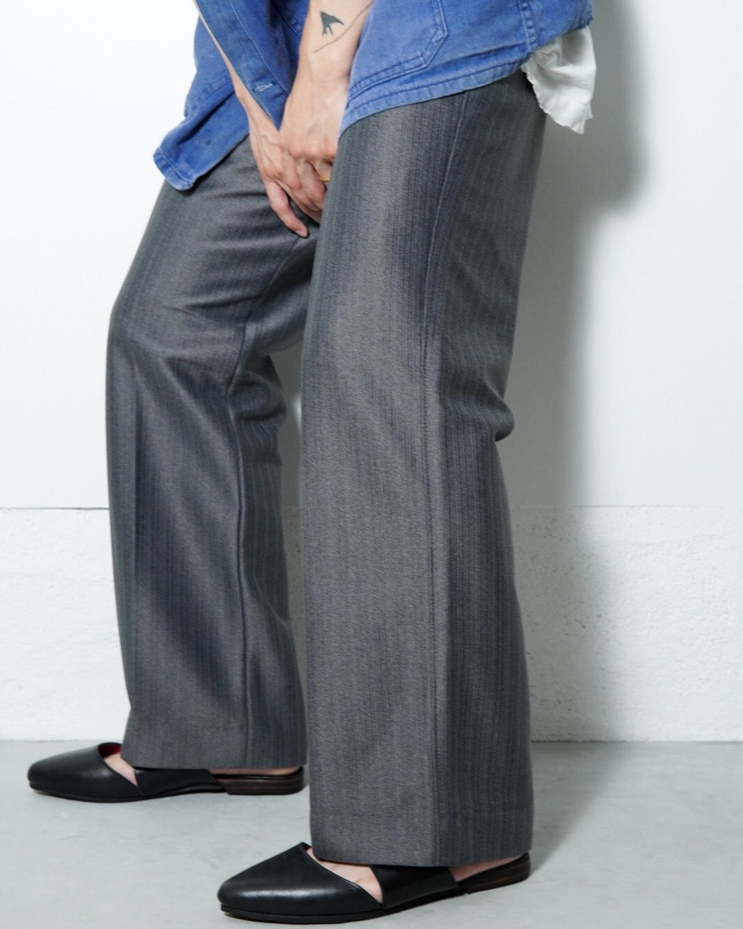 used western stripe slacks