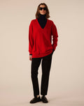 【INSCRIRE】Cashmere V-Neck Sweater