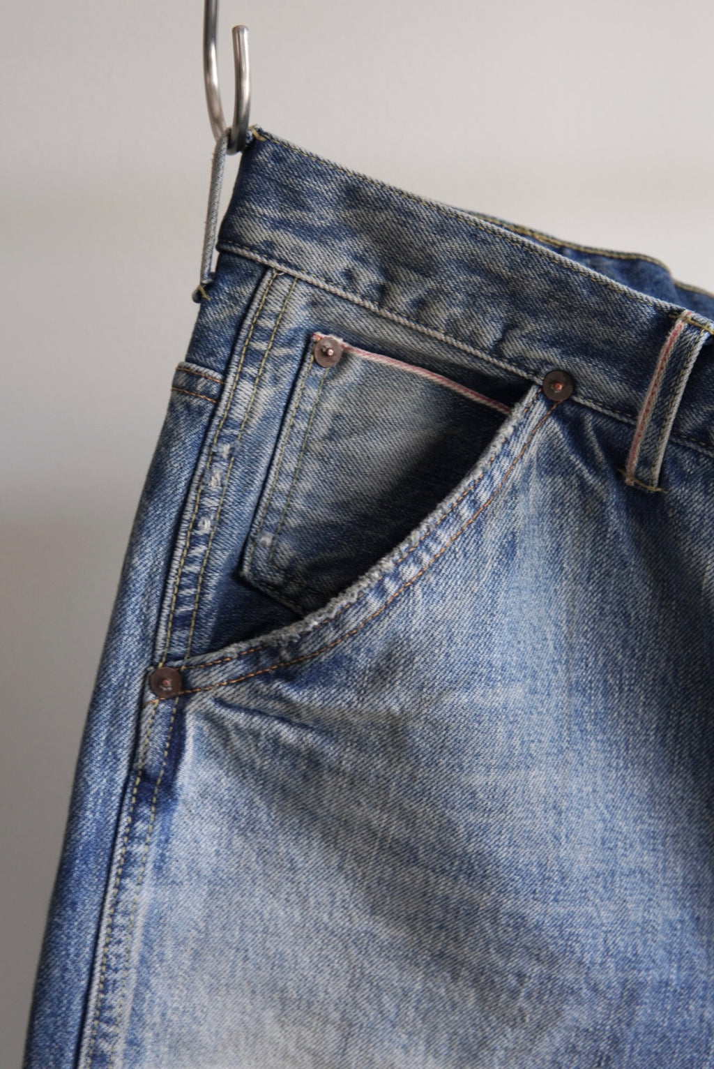 CCGA01UNI-B SELVEDGE DENIM (USED FINISH)