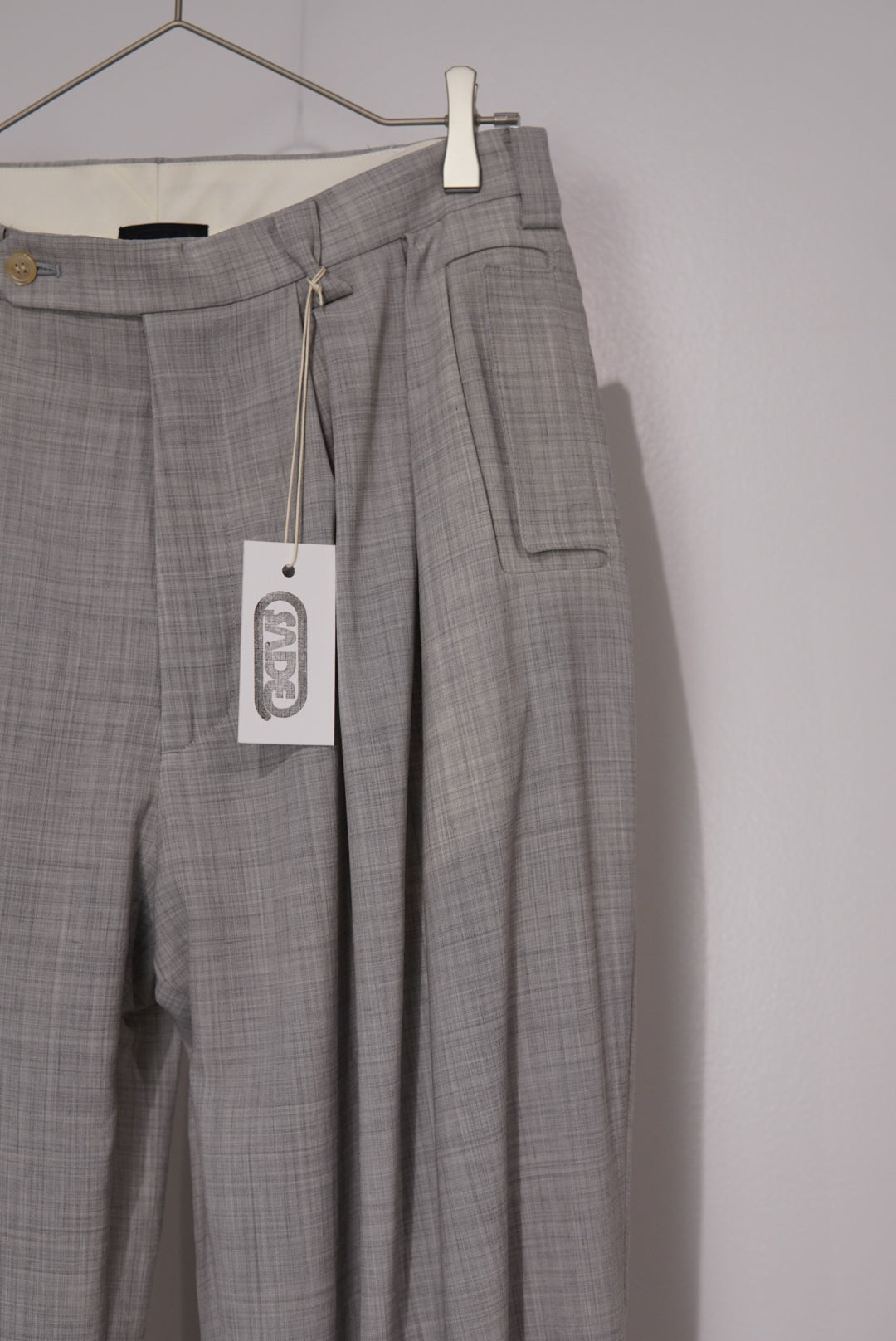 【SADE】Light Wool Wide Slacks