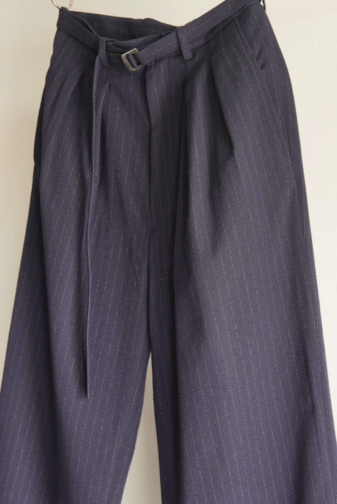 【m’s braque】BELTED BAGGY PANTS