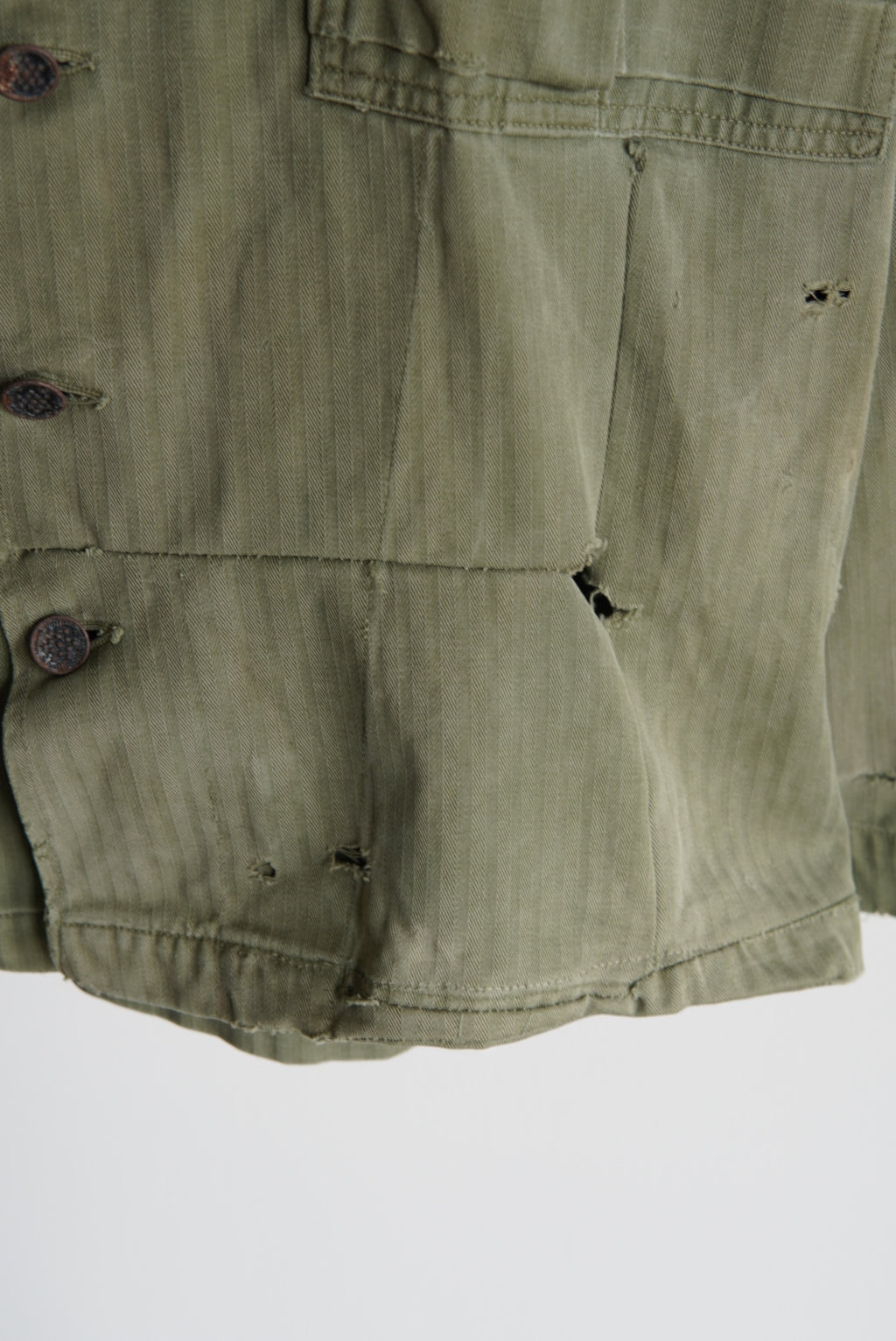 40s Distressed US.Army M-43 HBT Jacket