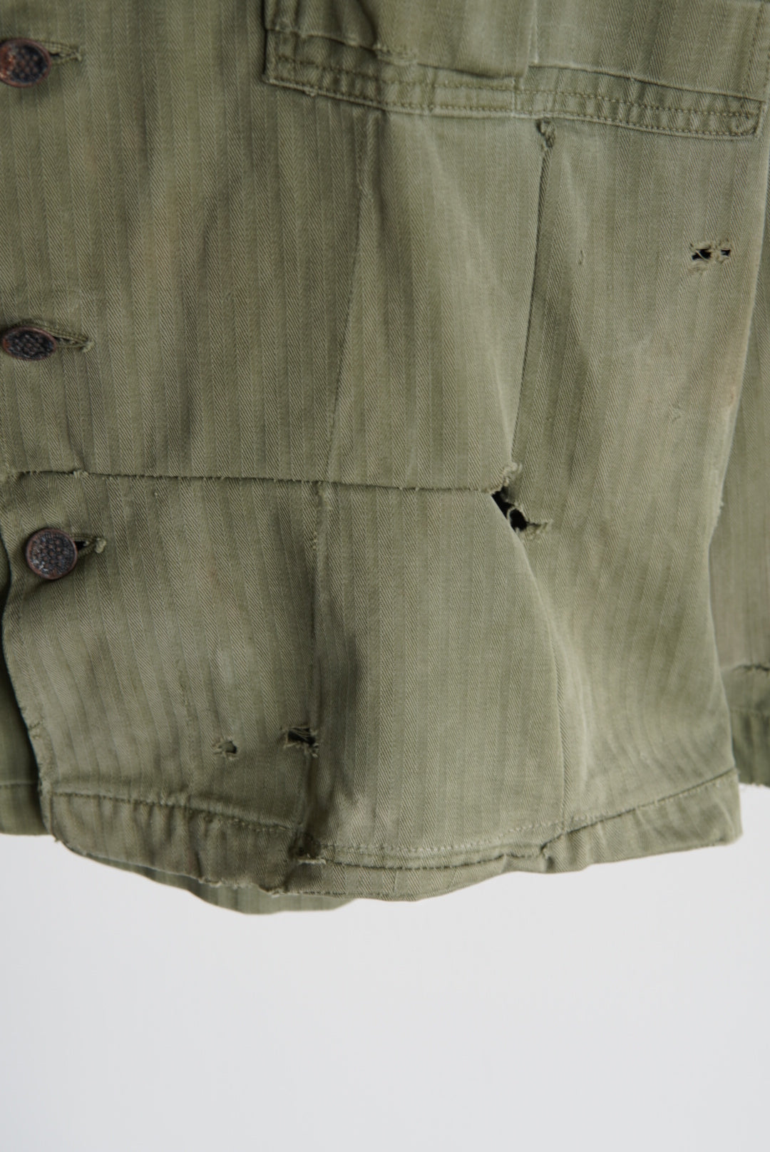 40s Distressed US.Army M-43 HBT Jacket