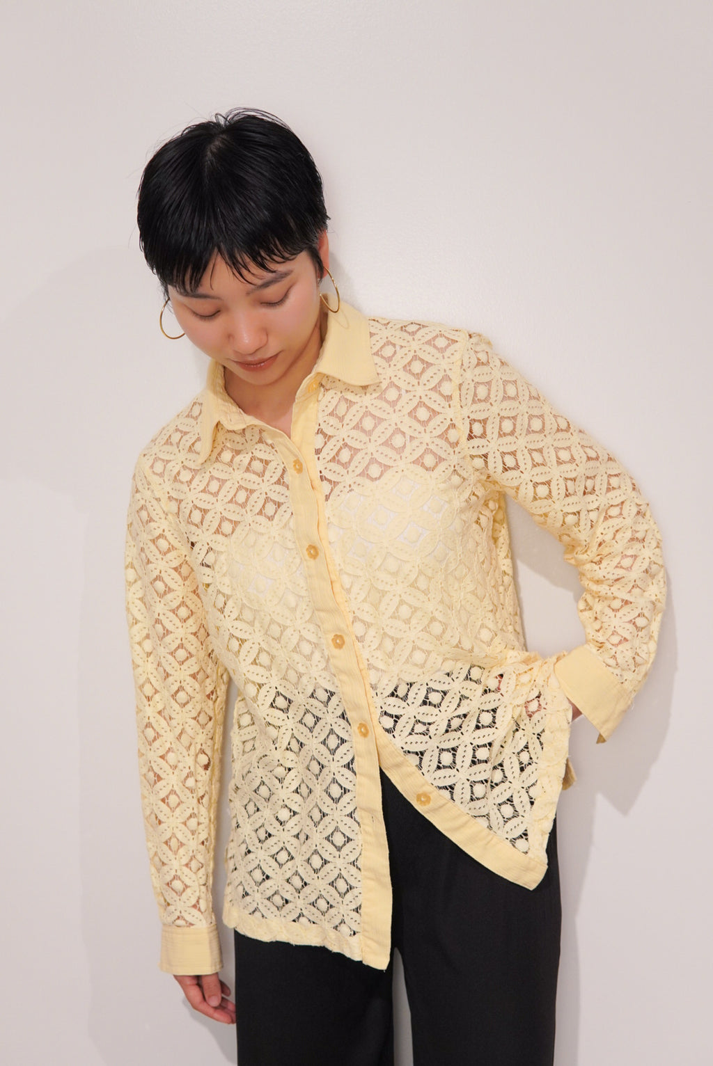 used crochet shirt