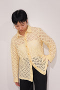 used crochet shirt