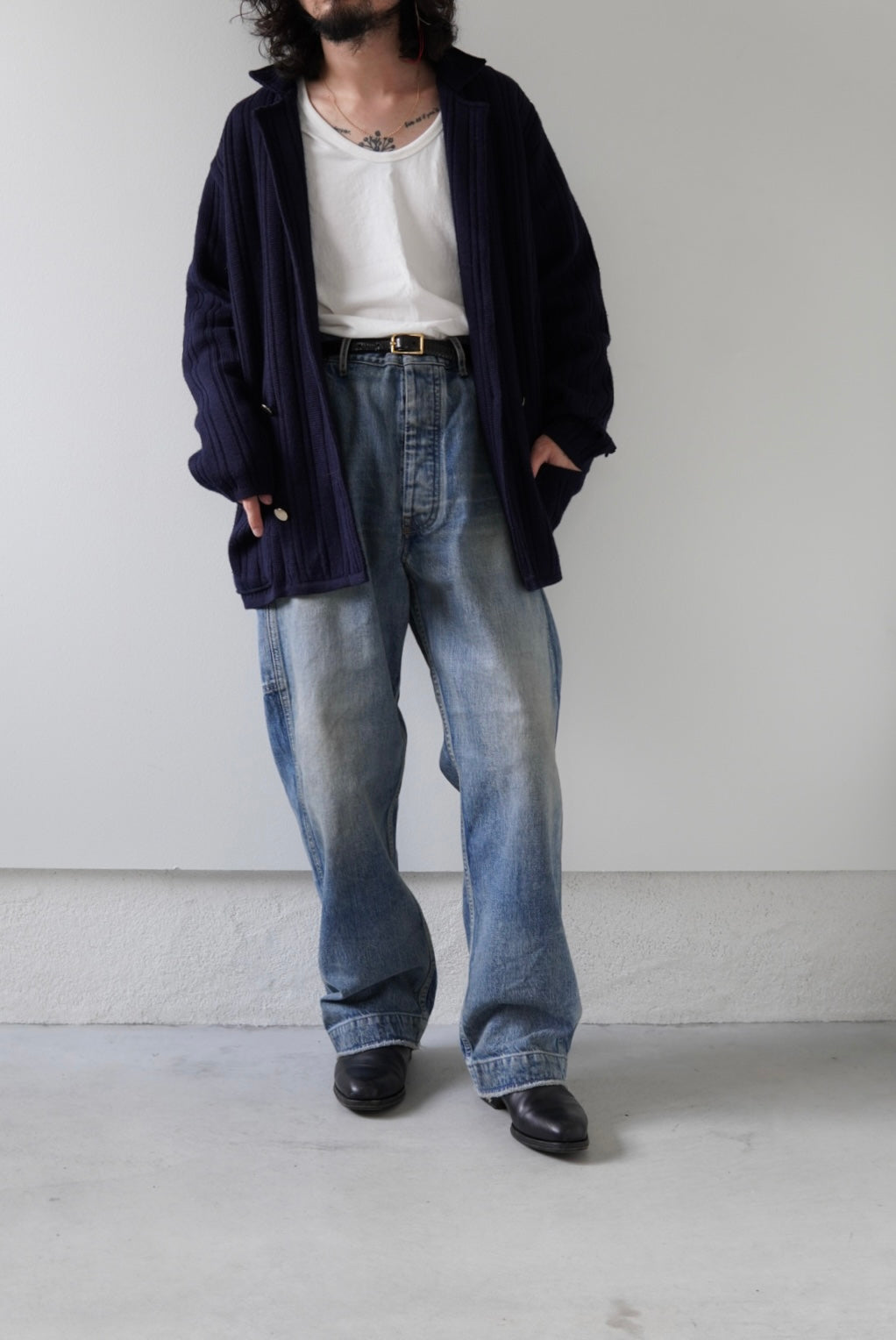 CCGA01UNI-B SELVEDGE DENIM (USED FINISH)