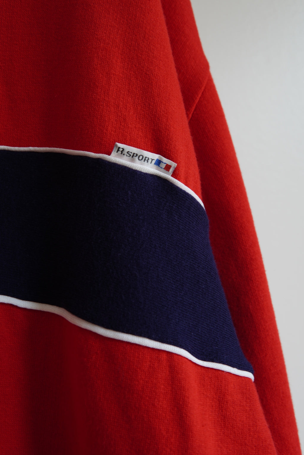 Color Block Zip-Up Sweat