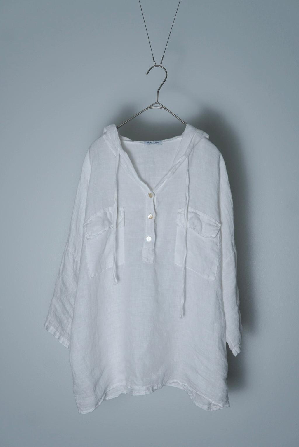 linen hooded shirts