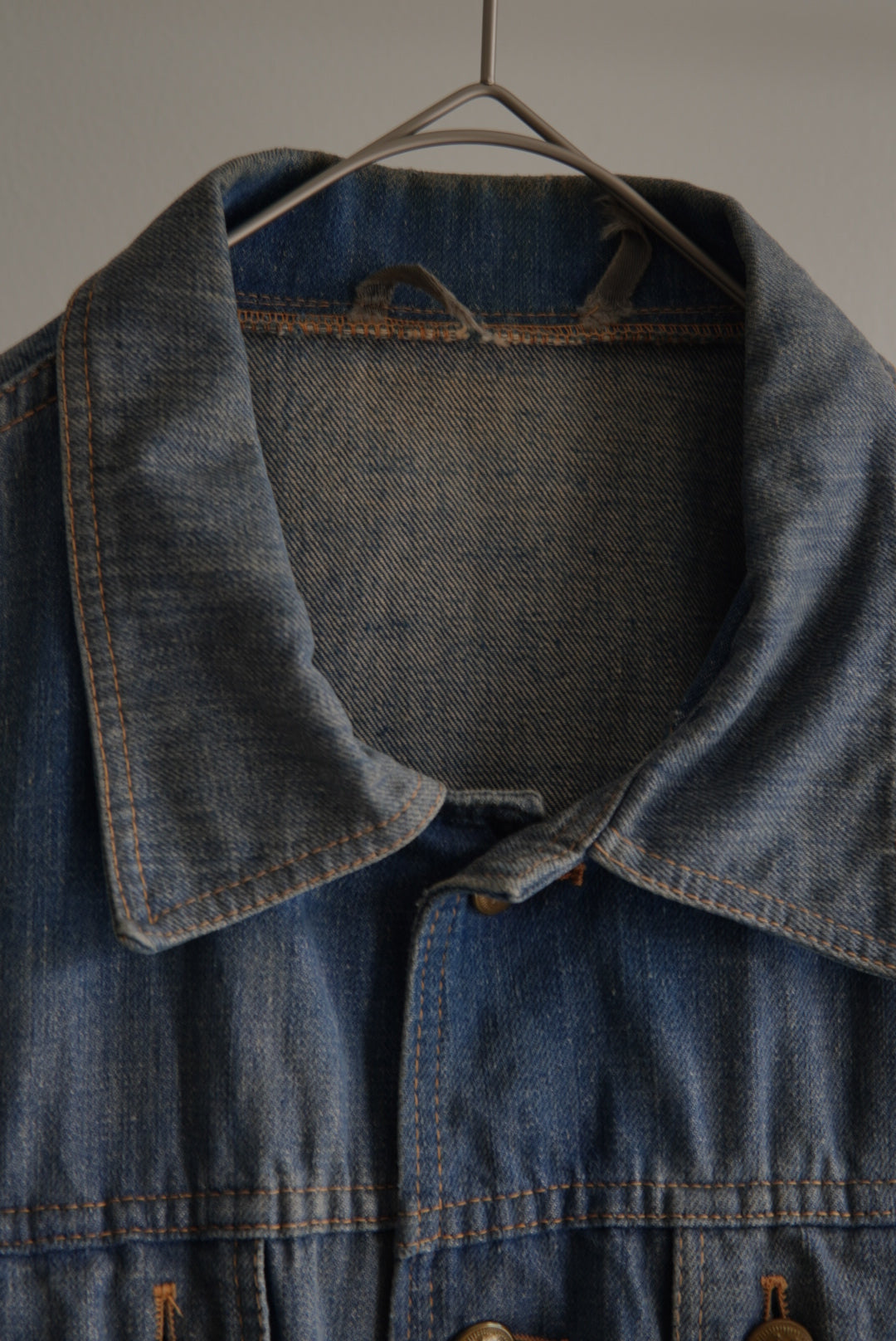 Faded Denim Short Jacket