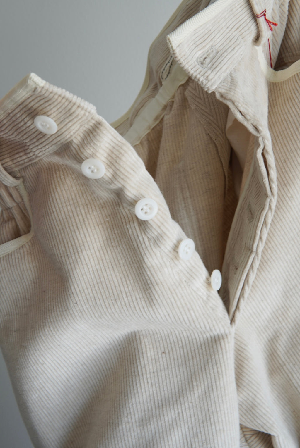 【m’s braque】GATHERED WAIST WIDE PANTS CORDUROY