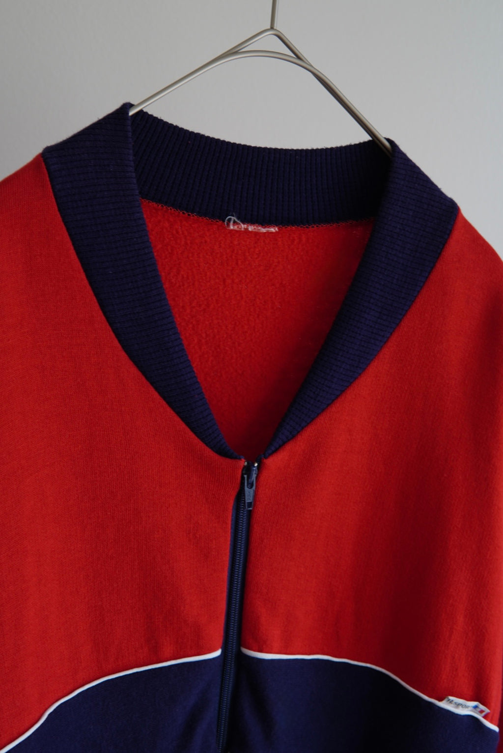 Color Block Zip-Up Sweat