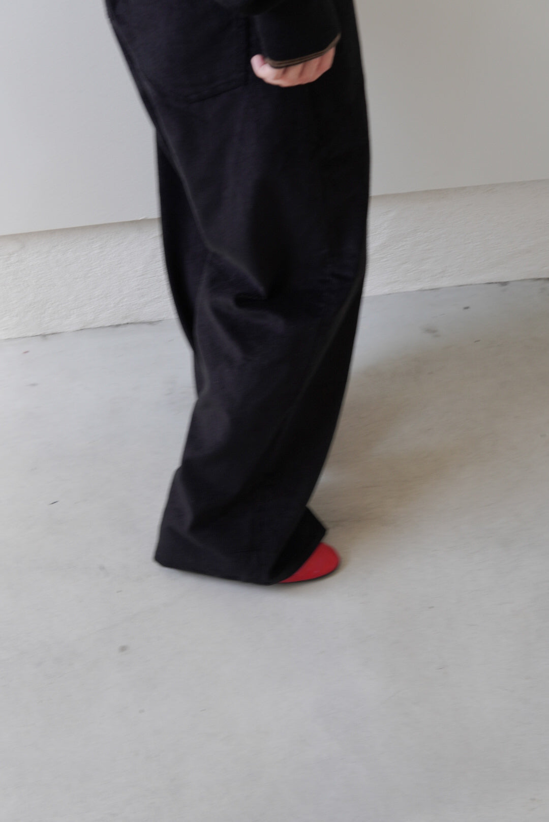 【m’s braque】GATHERED WAIST WIDE PANTS CORDUROY