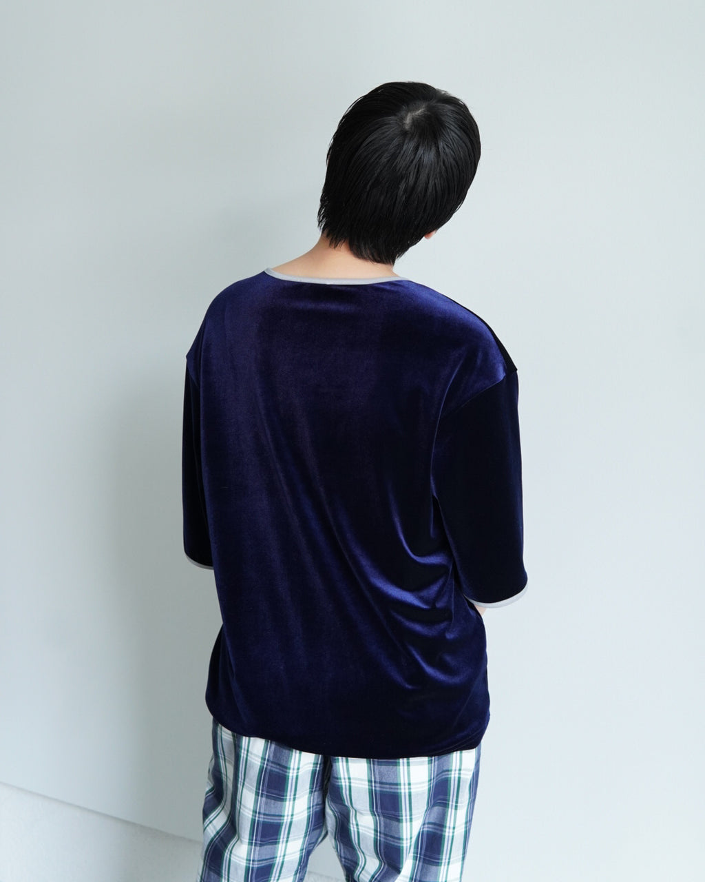 【SIMONE WILD】VELVET OVERSIZE TEE
