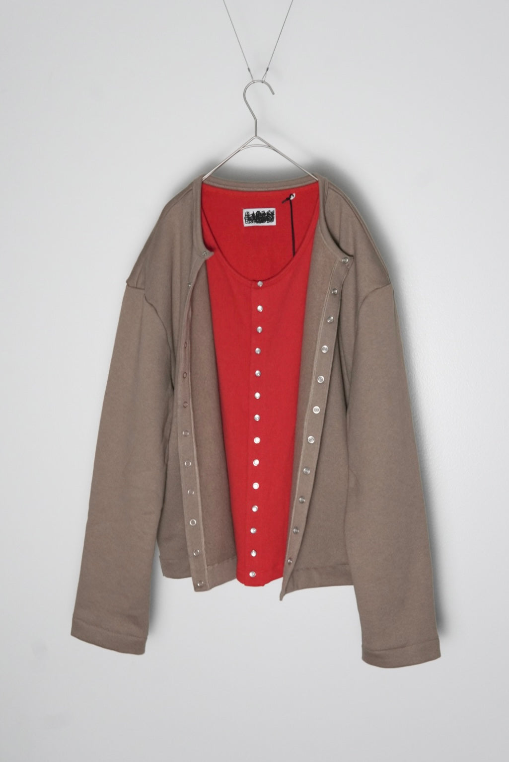 CCGA11UNI-A SNAP BUTTON CARDIGAN