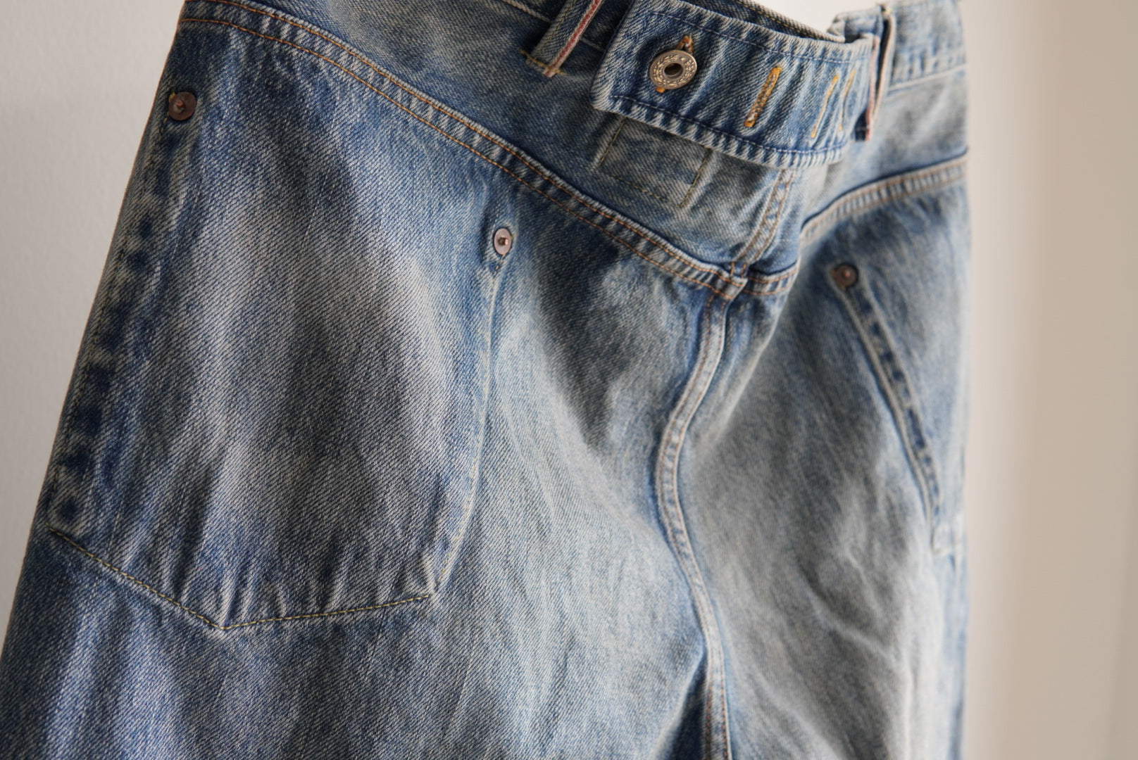 CCGA01UNI-B SELVEDGE DENIM (USED FINISH)