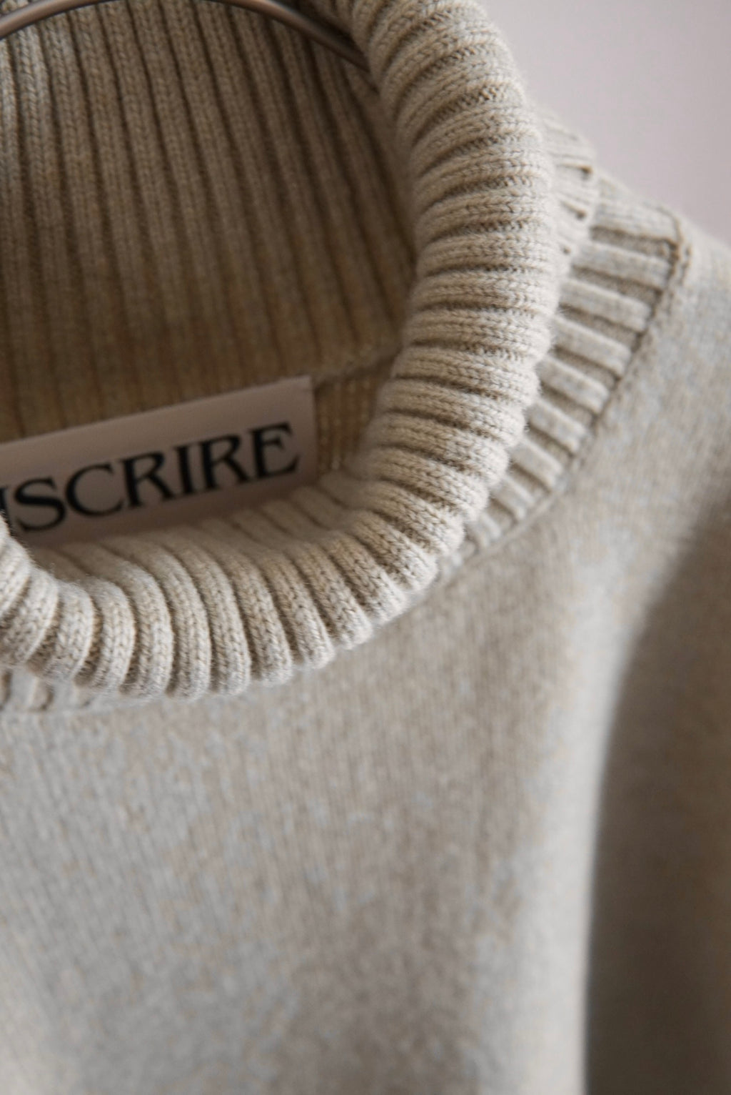 【INSCRIRE】Layered Turtle Sweater