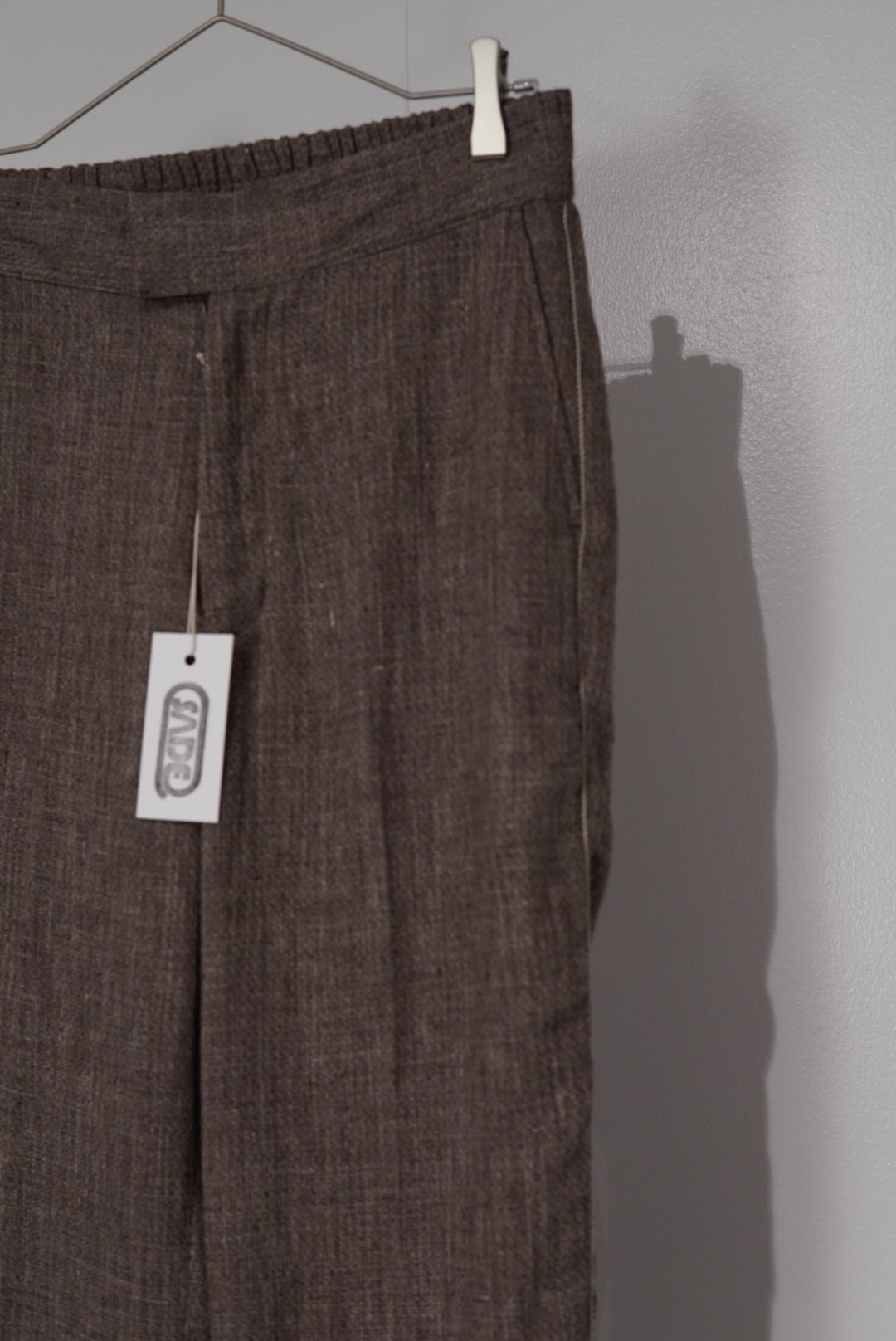 【SADE】Silk-Linen Flare Pants