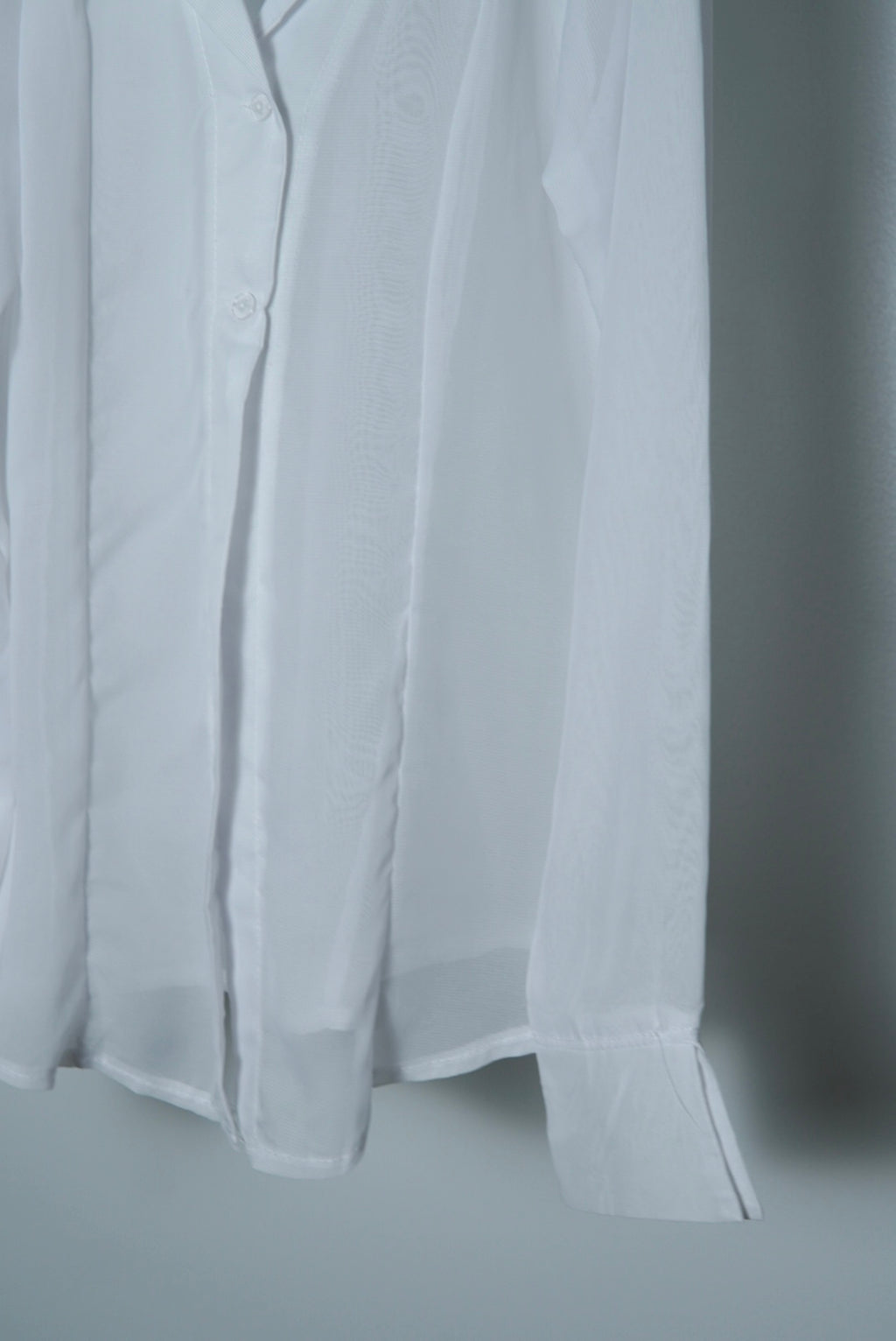 sheer lapel shirts