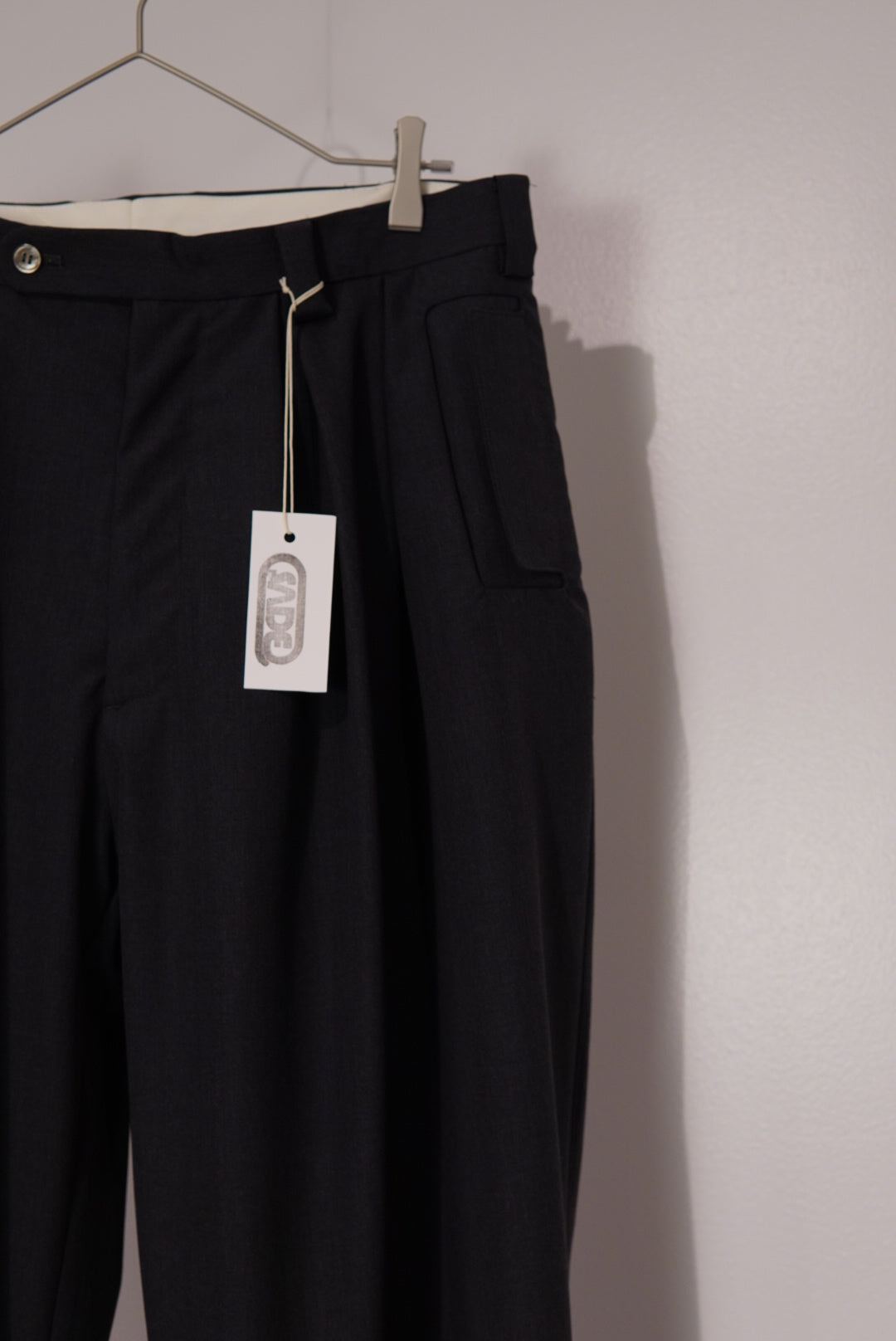 【SADE】Light Wool Wide Slacks