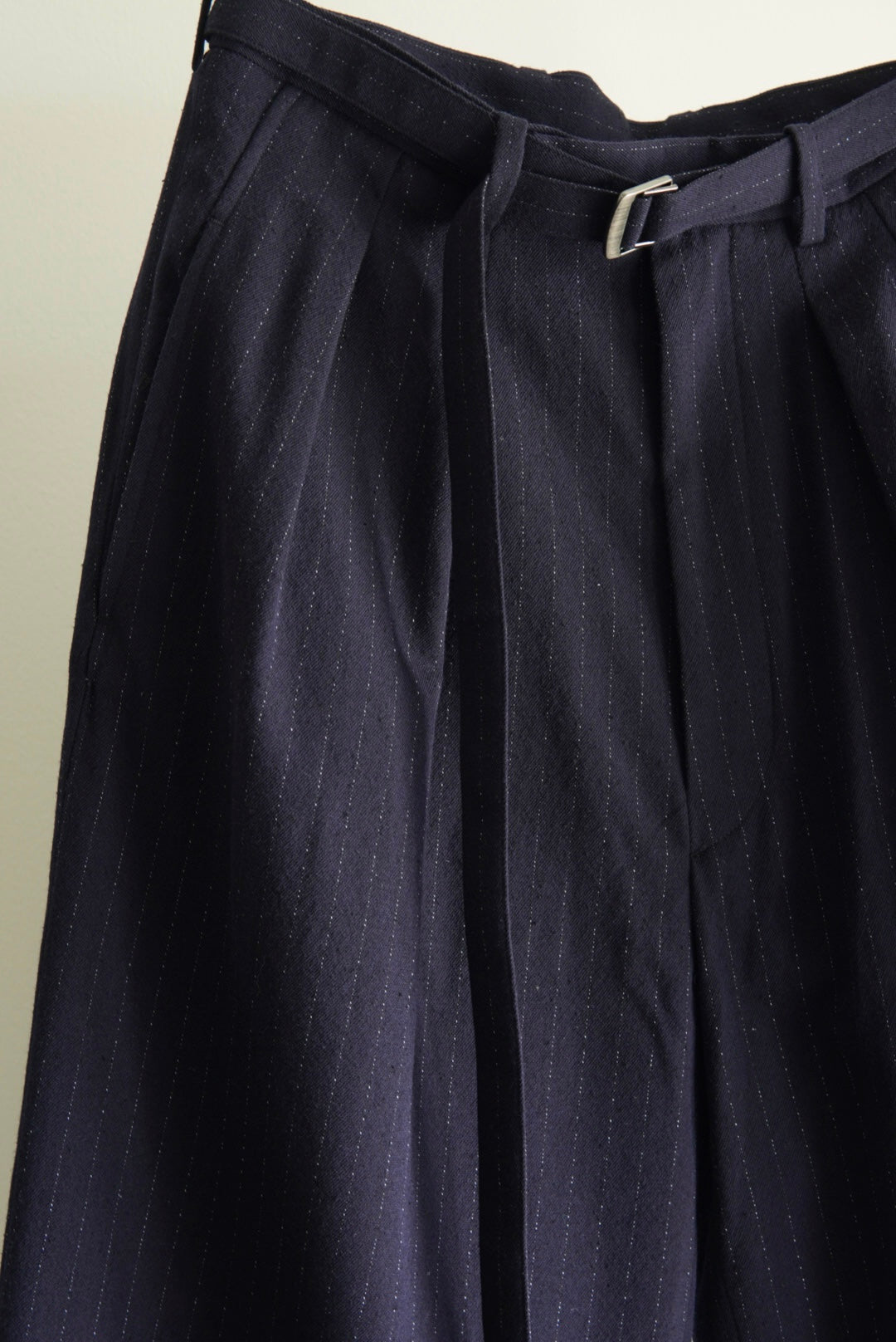 【m’s braque】BELTED BAGGY PANTS
