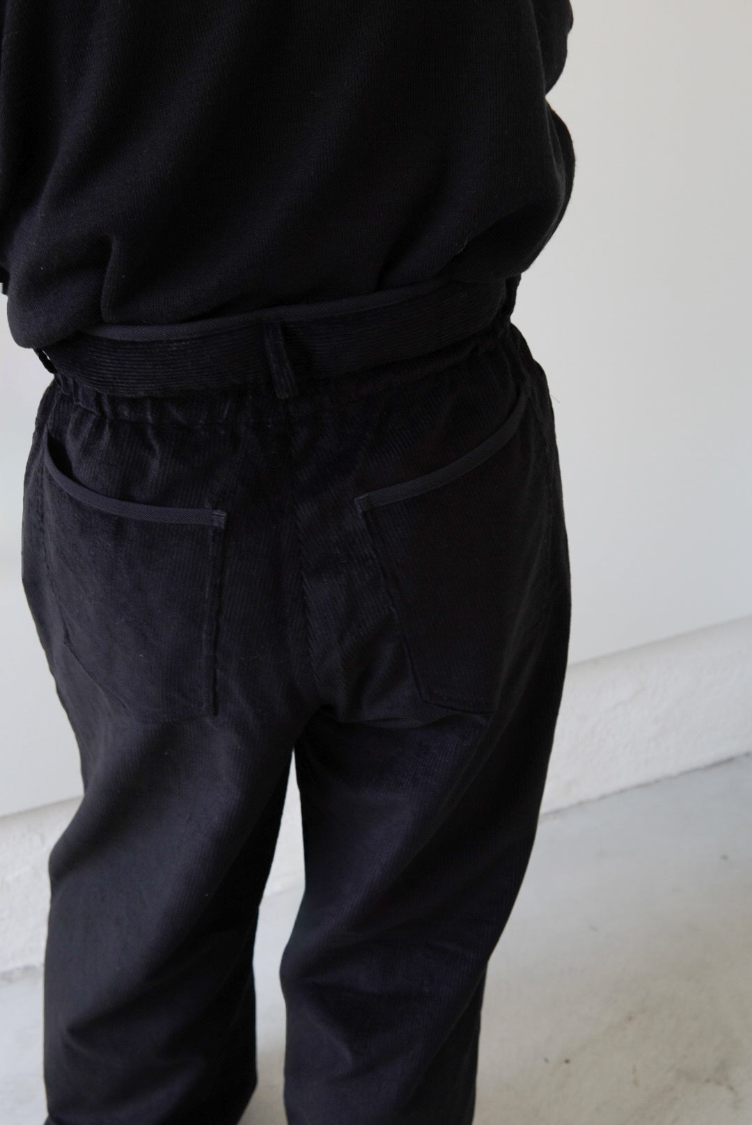 【m’s braque】GATHERED WAIST WIDE PANTS CORDUROY