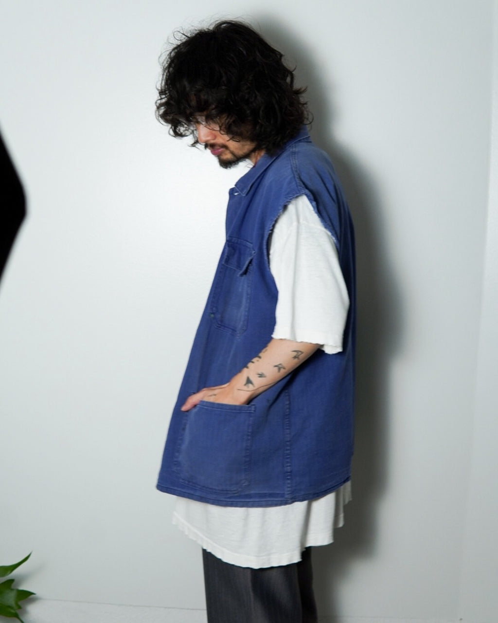 euro fade cutoff vest