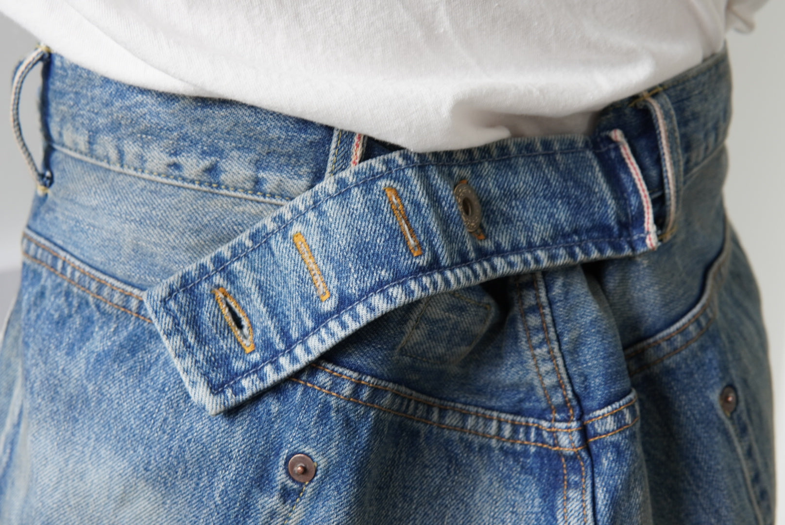 CCGA01UNI-B SELVEDGE DENIM (USED FINISH)
