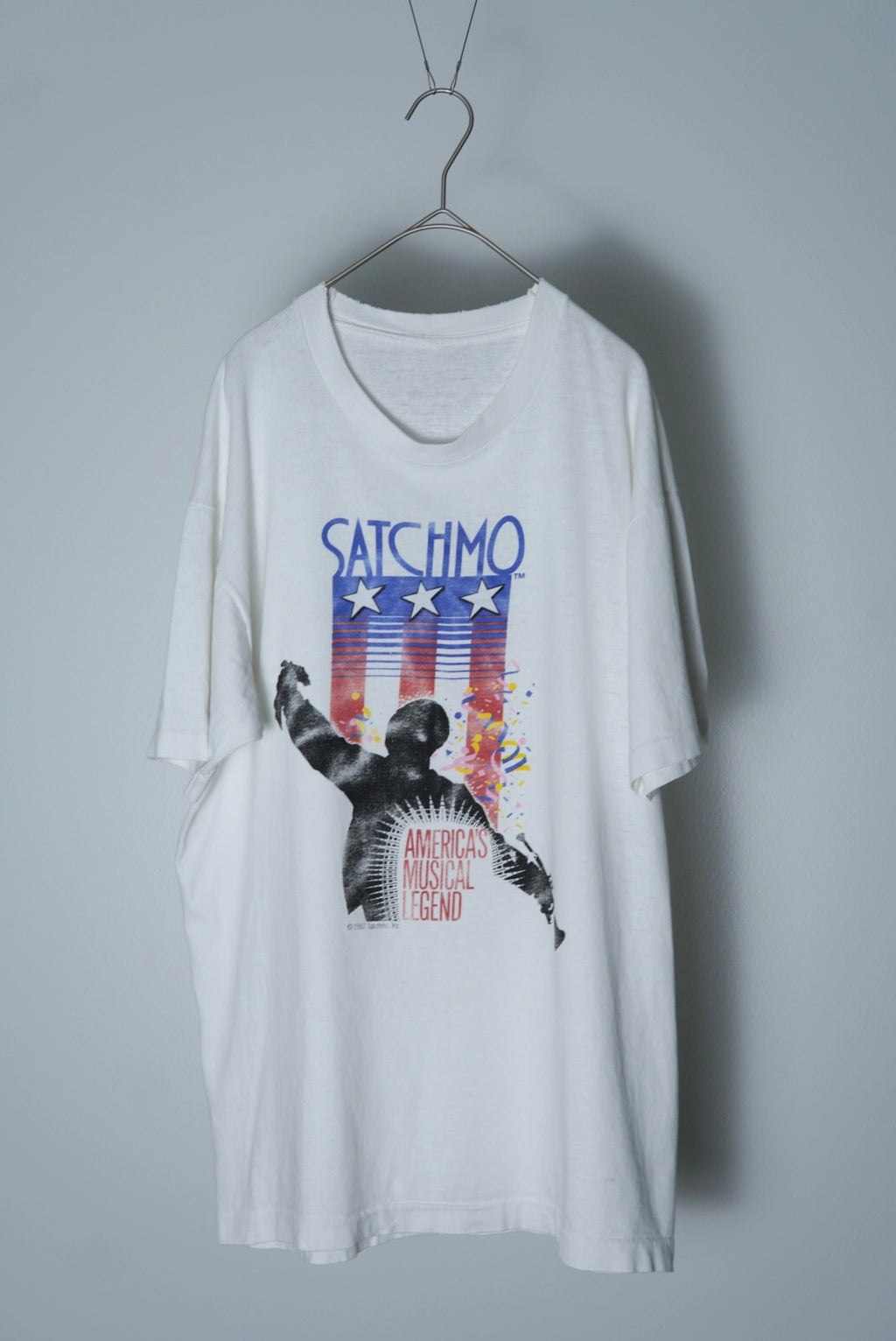80s SATCHMO jazz tee
