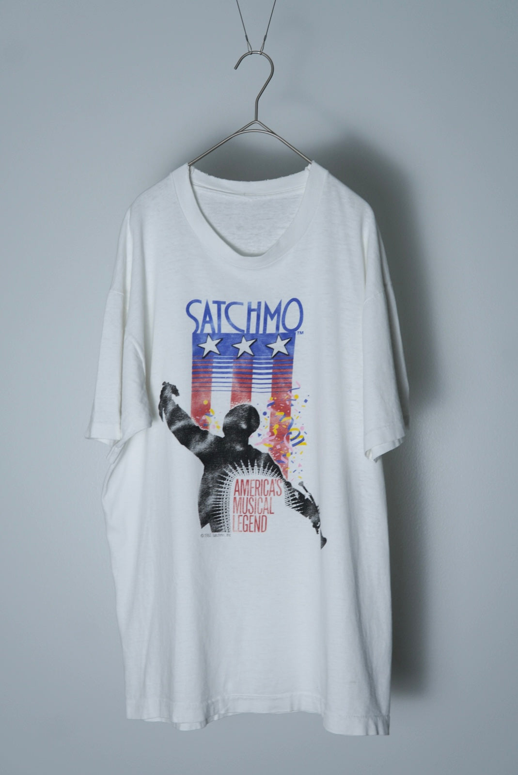 80s SATCHMO jazz tee