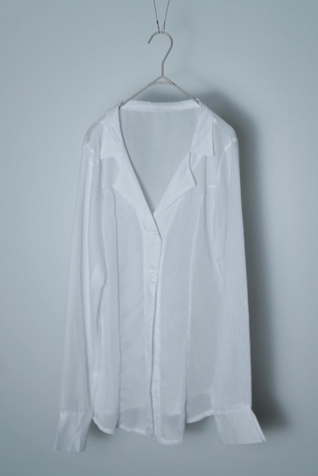 sheer lapel shirts