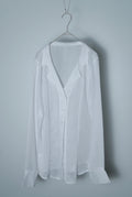 sheer lapel shirts