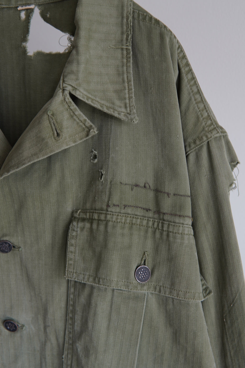 40s Distressed US.Army M-43 HBT Jacket